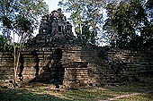 Angkor Thom - Prah Pithu, a group of five small temples in ruins. 